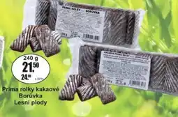 Adam Prima rolky kakaové Borůvka Lesní plody nabídka