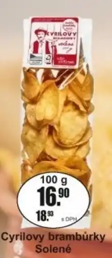 Adam Cyrilovy brambůrky Solené nabídka