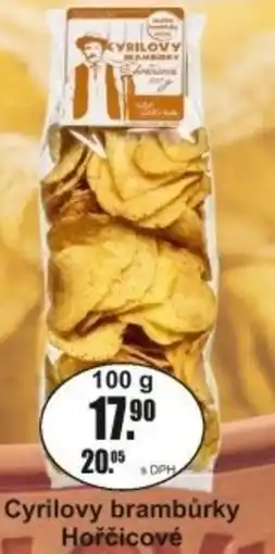 Adam Cyrilovy brambůrky Hořčicové nabídka