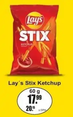 Adam Lay's Stix Ketchup nabídka