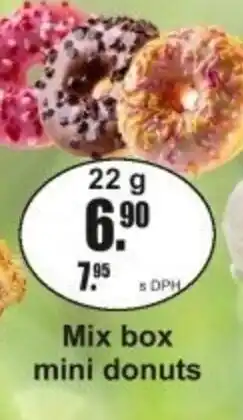 Adam Mix box mini donuts nabídka