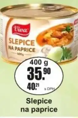 Adam Viva Slepice na paprice nabídka