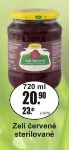 Adam Zelí červené sterilované nabídka