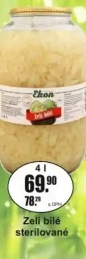 Adam Zelí bílé sterilované nabídka