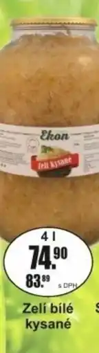 Adam Zelí bílé kysané nabídka