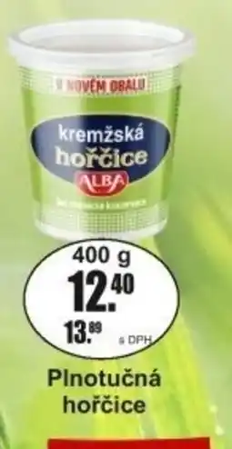 Adam Alba Plnotučná hořčice nabídka