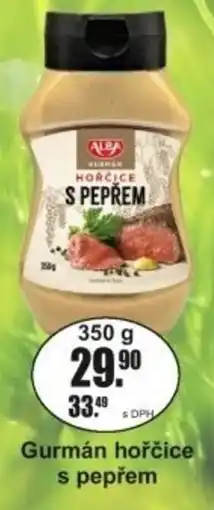 Adam Alba Gurmán hořčice s pepřem nabídka