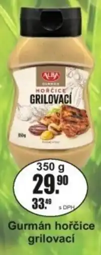 Adam Alba Gurmán hořčice grilovací nabídka
