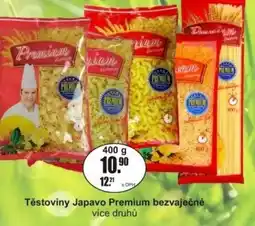 Adam Těstoviny Japavo Premium bezvaječné nabídka