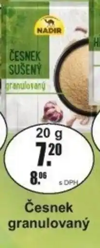 Adam Nadir Česnek granulovaný nabídka