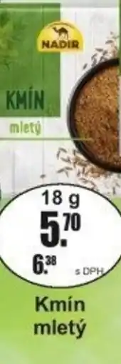 Adam Nadir Kmín mletý nabídka