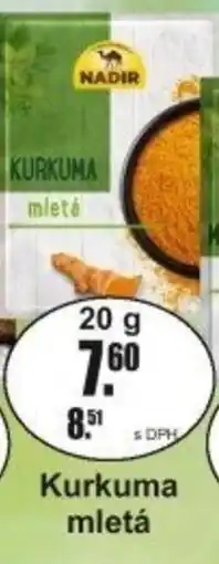 Adam Nadir Kurkuma mletá nabídka