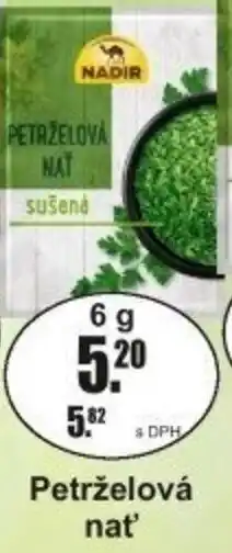 Adam Nadir Petrželová nať' nabídka