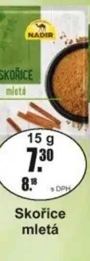 Adam Nadir Skořice mletá nabídka