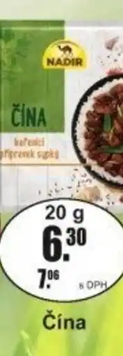 Adam Nadir Čína nabídka