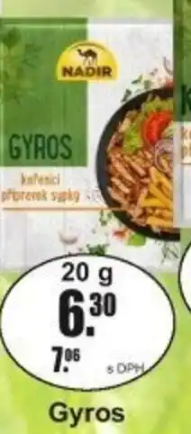 Adam Nadir Gyros nabídka