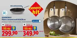 Lidl SILVERCREST Pánev z nerezové oceli Ø 24/28 cm nabídka