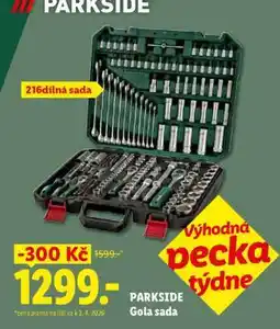 Lidl Parkside Gola sada nabídka