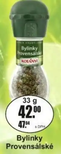 Adam Kotanyi Bylinky Provensálské nabídka