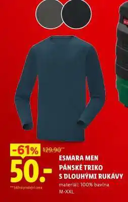 Lidl ESMARA MEN PÁNSKÉ TRIKO S DLOUHÝMI RUKÁVY nabídka