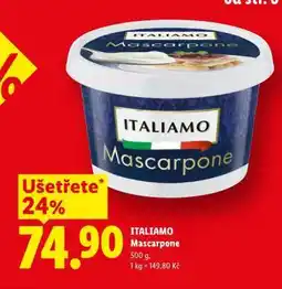 Lidl Italiamo MASCARPONE nabídka