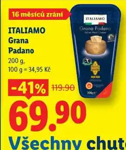 Lidl ITALIAMO GRANA PADANO nabídka