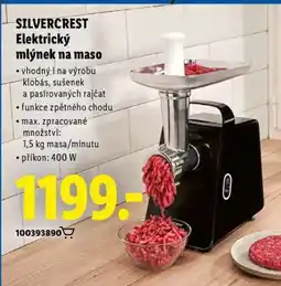 Lidl SilverCrest Elektrický mlýnek na maso nabídka