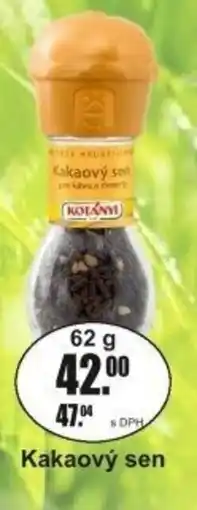 Adam Kotanyi Kakaový sen nabídka