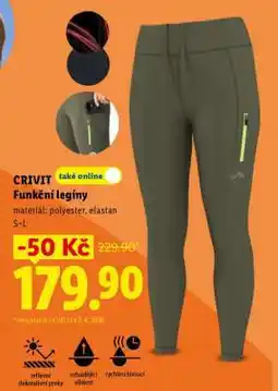 Lidl Crivit FUNKČNÍ LEGÍNY nabídka