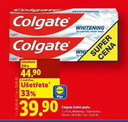 Lidl Colgate zubní pasta nabídka