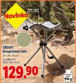 Lidl CRIVIT Kempinková židle nabídka