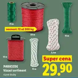 Lidl PARKSIDE Vázací sortiment nabídka