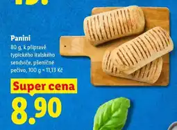 Lidl PANINI nabídka