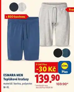 Lidl ESMARA MEN TEPLÁKOVÉ KRAŤASY nabídka