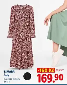Lidl esmara ŠATY nabídka