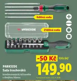 Lidl PARKSIDE SADA ŠROUBOVÁKŮ nabídka