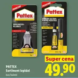 Lidl Pattex Sortiment lepidel nabídka