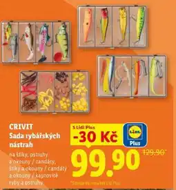 Lidl CRIVIT SADA RYBÁŘSKÝCH NÁSTRAH nabídka