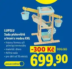 Lidl LUPILU Sada pískoviště a hraní s vodou XXL nabídka