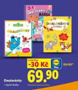 Lidl Omalovánky nabídka