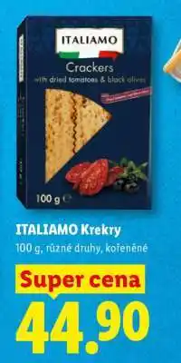 Lidl ITALIAMO Krekry nabídka