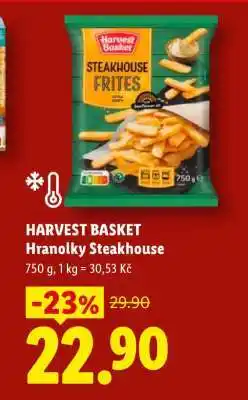 Lidl HARVEST BASKET Hranolky Steakhouse nabídka