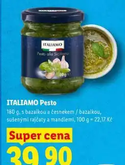Lidl ITALIAMO PESTO nabídka