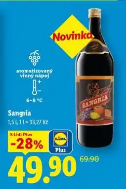Lidl Sangria nabídka