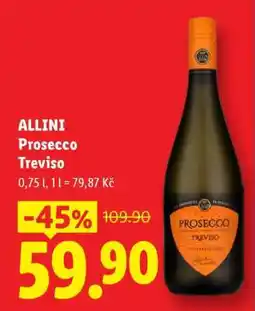 Lidl ALLINI Prosecco Treviso nabídka