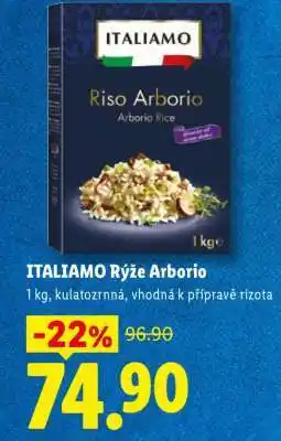 Lidl ITALIAMO RÝŽE ARBORIO nabídka