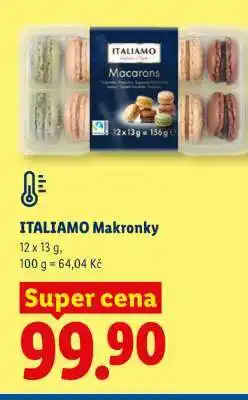Lidl ITALIAMO MAKRONKY nabídka