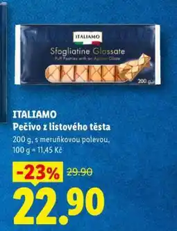 Lidl ITALIAMO Pečivo z listového těsta nabídka