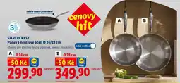 Lidl SILVERCREST Pánev z nerezové oceli Ø 24 cm nabídka