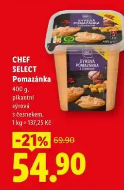 Lidl CHEF SELECT POMAZÁNKA nabídka